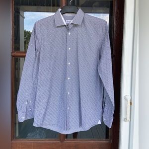 Robert Graham button down shirt‎ with flip cuff. Size 41/16